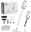 Steam Cleaner, 6 in1 Rotated Steam Mop Cleaner with 2 Modes, 2 Microfiber Pads, 400ML Removable Tank, 23FT Power Cable, Detachable Steam Mops for Floor, Laminate Floor, Tiles Cleaning (Sky White)