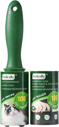 Fedicelly Lint Rollers Pet Hair Extra Sticky Furniture,Cat Dog Hair Remover Laundry Clothes Carpet,Total 200 Sheets Lint Remover Brush for Couch