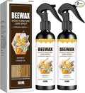 MOODTALK Beeswax Spray Furniture Polish, Wood Cleaner, Wood Floor Polish - For Living Room, Kitchen and Wooden Furniture Floors (Pack of 2) (150 ml)