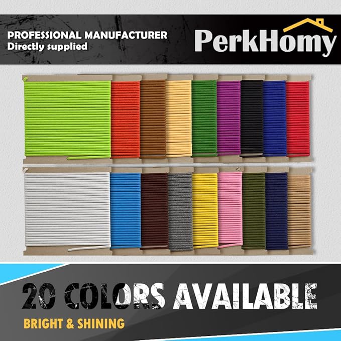 PerkHomy 500lb Cotton Rope 3/16" (5mm) 50 ft Multi Purpose Utility Diamond Braided Cord, Natural Cotton for Clothes Line Camping Crafting Flag Pole, Green