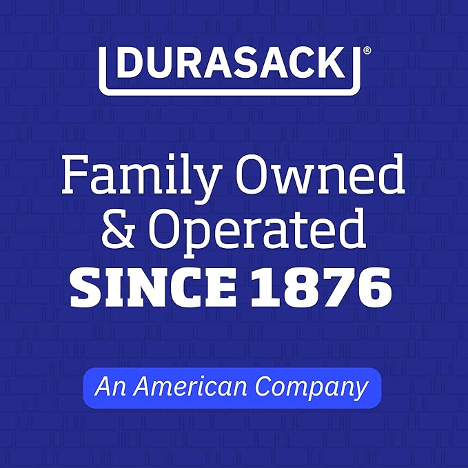 DURASACK Heavy Duty Home and Yard Bags 48-Gallon Reusable Self-Standing Lawn and Leaf Bags Garbage Can with Reinforced Handles, Blue