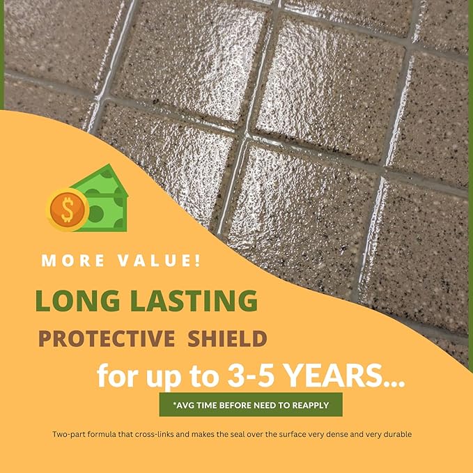 CoverTec GlazeGuard Matte (Sample) Ceramic & Porcelain Tile, Grout Sealer Flat Finish (3 oz Sample Kit)