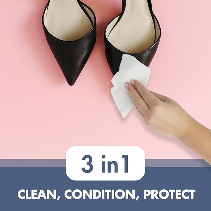 Swanky Shoe Cleaner Wipes - Leather and Sneaker Cleaner, Removes Dirt, Grime and Stains, Quick & Easy Shoe Sole and Boot Cleaning Wipes, Essential Shoe Cleaning Supplies - Canister, 200 Count