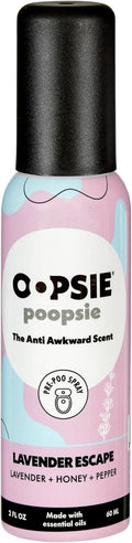 OOPSIE POOPSIE Lavender Escape Before & After You Go Toilet Spray 2oz - Portable Odor Eliminator