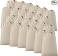 ZPECC Travel Laundry Bag 24 Pack,Bulk Extra Large Heavy Duty Bags, Durable Dirty Clothes Organizer With Drawstring, Fit a Basket or Hamper (40" X 30",Khaki)