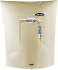 Backflow Preventer Pipe Insulation Cover (5°F) - Irrigation Sprinkler Valve Insulated Pouch - Water Well Pump Cover - Sturdy 5 Layers for Winter Freeze Protection, 26" W x 44" H, Beige