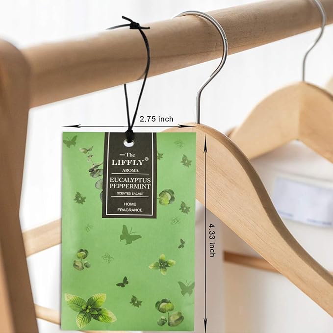 13 Scents Scented Sachets for Drawers and Closets 14 Packs Lavender Rose Jasmine Ocean Vanilla Sandalwood Fresh Linen Cherry Blossoms Lilac Eucalyptus Peppermint Lemongrass Peony Gift Box