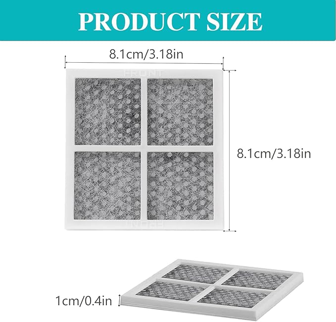 SEISSO LT120F Fresh Refrigerator Air Filter Replacement for LG, Compatible with Kenmore - Freshen up Refrigerator Air, Absorb Odors - 9 Packs