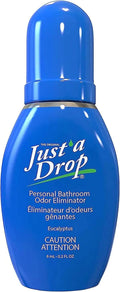 Prelam Just a Drop Odor Eliminator - Long-Lasting and Eco-Friendly Formula - Leaves Bathroom Smelling Clean and Fresh - Fits into Your Pocket or Purse - Easy To Use - Eucalyptus - 0.2 oz Drops