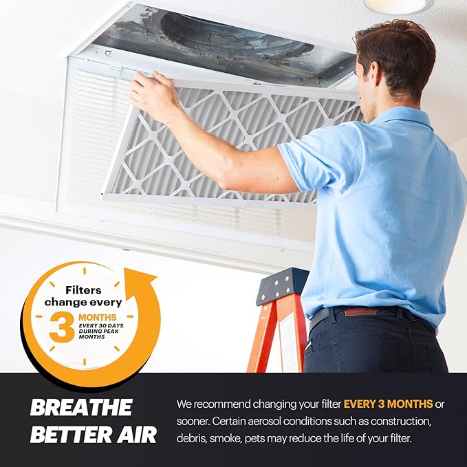 BNX TruFilter 14x24x1 Air Filter MERV 11 (12-Pack) - MADE IN USA - Allergen Defense Electrostatic Pleated Air Conditioner HVAC AC Furnace Filters for Allergies, Pet, Smoke, Allergy MPR 1200 FPR 7