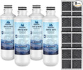 MARRIOTTO Water Filter LT1000PC Replacement for Refrigerator, Compatible with LT1000PC/PCS, LT1000PC, LT-1000PC, MDJ64844601, ADQ747935 ADQ74793504 Water Filter (4+4)