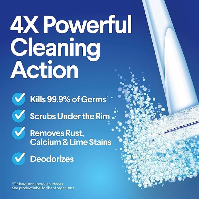 Clorox ToiletWand Disinfecting Refills, Rainforest Rush, Dorm Room Essentials, 30 Ct