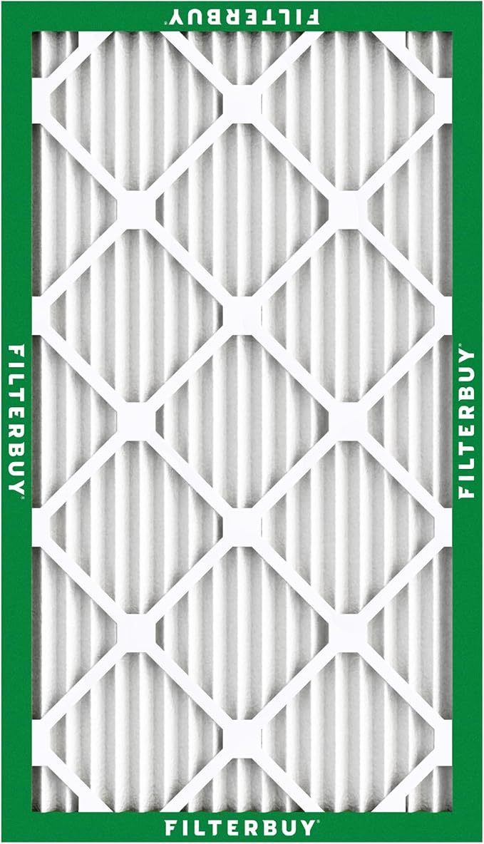 Filterbuy 12x36x1 Air Filter MERV 8 (MPR 700) Dust Defense Replacement (6-Pack), Electrostatic Pleated HVAC AC Furnace Filters, Made in USA (Actual Size: 11.88 x 35.88 x 0.75)