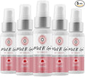 Mist N’ Go by Omaze Travel Bathroom Spray for Toilet Spray Odor Eliminator - Travel Toilet Spray for Bathroom Air Freshener Spray for Bathroom Deodorizer - Blossom Regular Size (2oz x5)