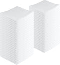 Microfiber Cleaning Cloths,48 Pack, 16"x16", All-Purpose, Softer, Highly Absorbent, Lint-Free, Reusable, Washable Pro Towels, White, for House, Kitchen, Bathroom, Car, Office