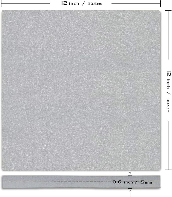 Easy Heat Press Mat 12x12 with Teflon Sheets 12x16 Inch 3 Pack