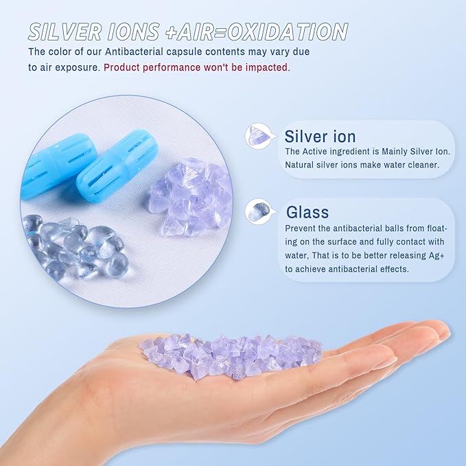 Humidifier Cleaner, 3 Pack Humidifier Cleaning Fish for Universal Humidifiers Tanks 90 Days, Purifies Water & Prevent Hard Water Build-Up, Reduce White Dust and Odors