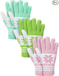Patelai 3 Pairs Microfiber Plant Dusting Gloves Leaf Cleaning Gloves for Indoor Plants, Blinds, Furniture, House(Small,Snowflake Yellow, Pink, Blue, White)
