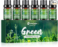 Fragrance Oils Set, Essential Oils for Diffuser for Home, Candle Sopa Making - Enchanted Forest, Willow and Ivy, Clover and Aloe, Fresh Bamboo, Scented Oil Gift Set