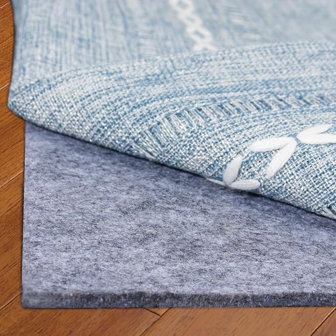 Extra Large Area Rug Cushioned Pad, 5x7 Ft Thick Felt Pad for Hardwood Floors, Keeps Rug in Place Soft