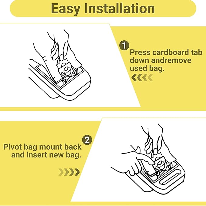 50558 Vacuum Cleaner Bags Replacement for Kenmore Canister Type C/Q 5055, 50555, 50557, 50558 and Pana·sonic Type C-5, C-18, 200 Series, 400 Series, 600 Series, 800 Seires Vacuum - 36 Pack