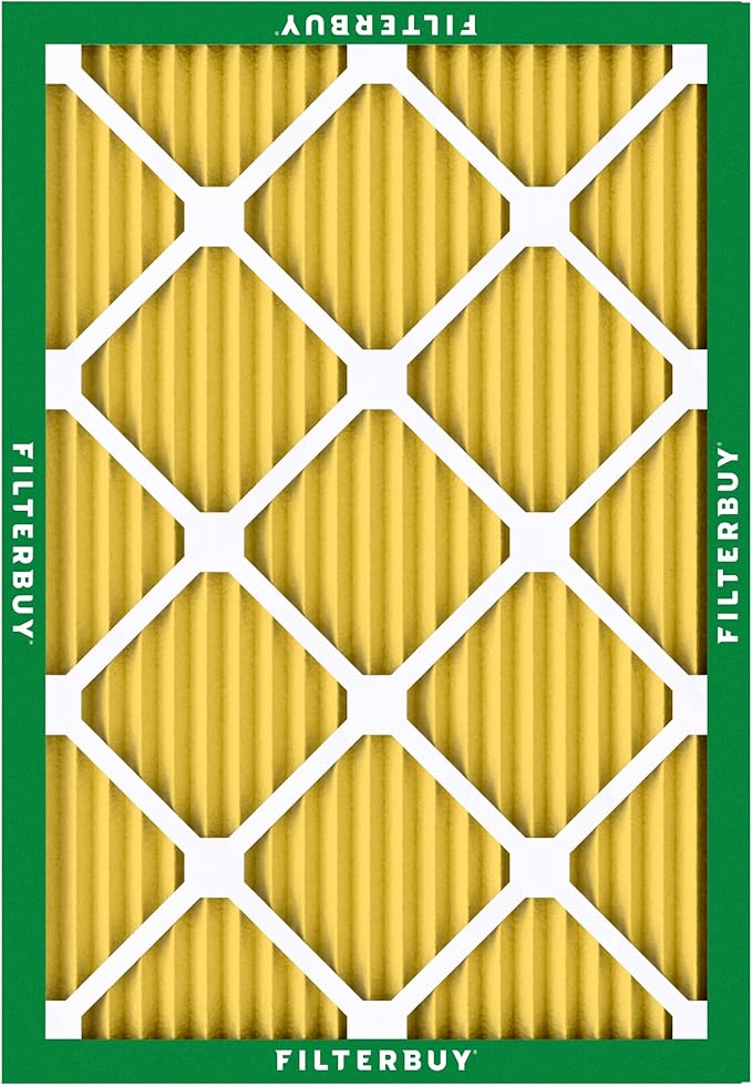 Filterbuy 24x28x1 Air Filter MERV 11 (MPR 1200) Allergen Defense Replacement (4-Pack), Electrostatic Pleated HVAC AC Furnace Filters, Made in USA (Actual Size: 23.50 x 27.50 x 0.75)