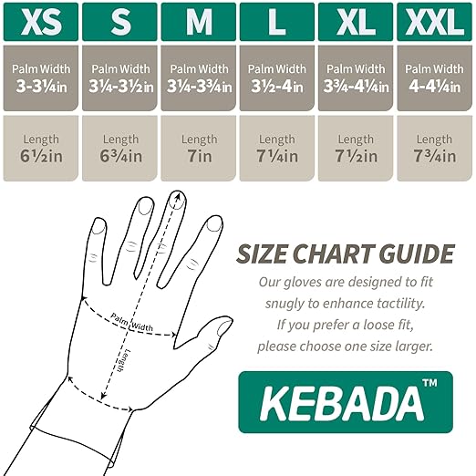 Kebada W1 Work Gloves for Men and Women, PU Coated Safety Gloves with Grip, Touchscreen, Ideal for Warehouse Package Handling, Construction, Gardening, Black XX-Large