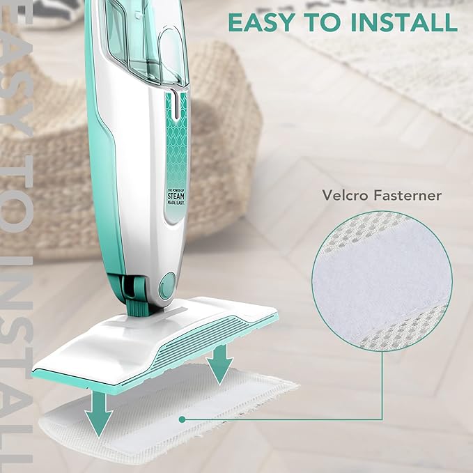 Sgizoku S1000 S2001 Steam Mop Replacement Pads for Shark Steam Mop S1000 S1000A S1000C S1000WM S10001C S1200 & S2001 SteamSpot Steam Mop - Dirt Grip, Washable & Reusable for All Floor Clean - 5Pack