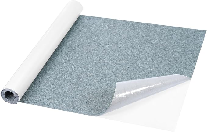 Repair Patches Repair Tape Self-Adhesive DIY Repair Patch Linen Gear Patch for Sofa, Furniture, Chair, Clothing,Tents,35x79 Inch,Slight Blue