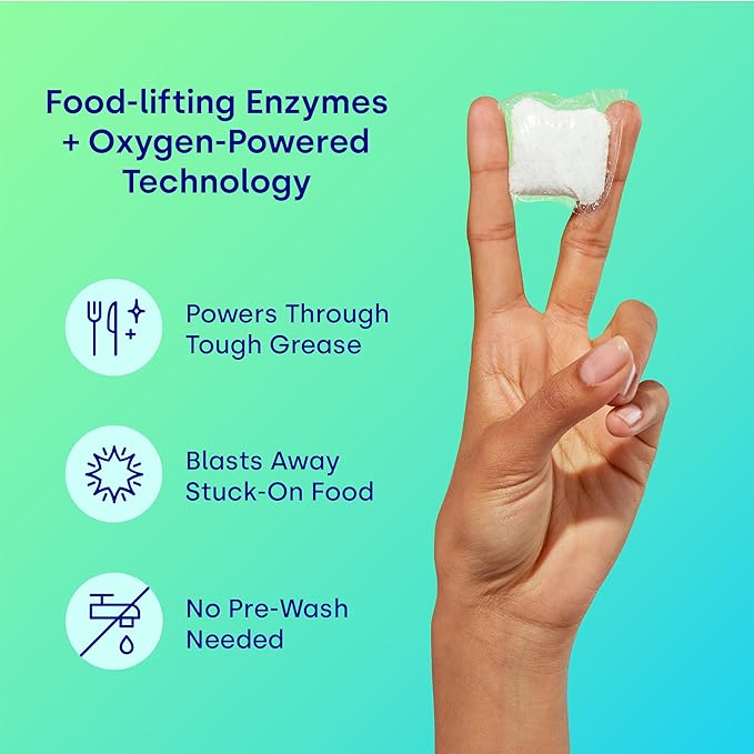 Dropps UltraWash Dishwasher Pods, Lemon Citrus (120 Count) - Biobased Power Deep Clean Dishwasher Detergent Tablets for Sparkling Shiny Dishes - No Rinse Aid or Pre-Wash Needed - Dishwashing Pods