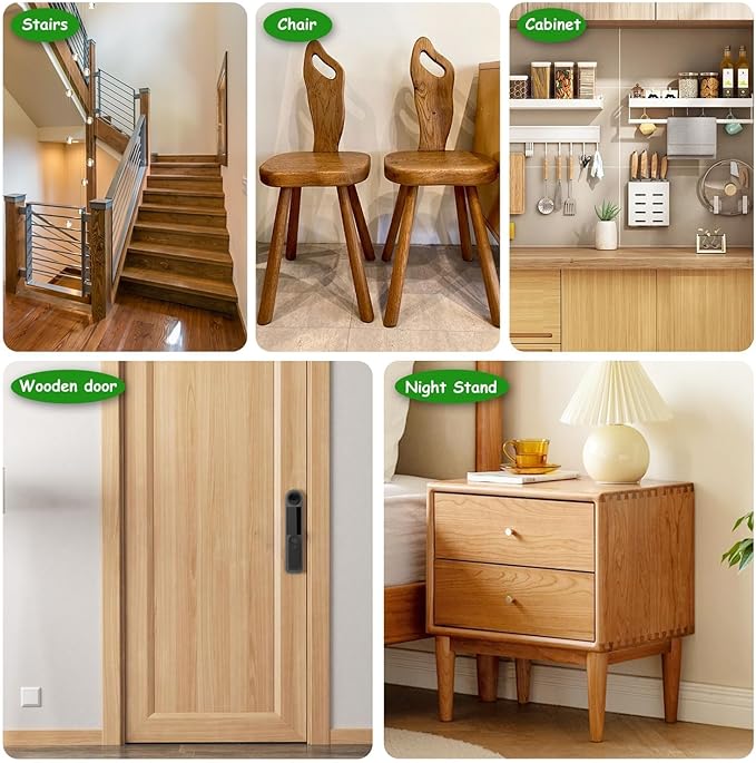 Furniture Markers Touch Up, 20 Colors Wood Filler Sticks, Wood Wax Crayons for Repairing Scratches, Scuffs, Cracks, Holes on Furniture, Floors, Cabinets, Tables, and Doors - Wood Veneer Series