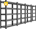 78" H 47.2" Wide 4 Piecees Garage Shelving,Thickened Heavy Duty Metal Shelving Adjustable Shelves,Garage Storage Shelves,Shelving Rack Industrial Shelving Tool Shelf for Basement Metro