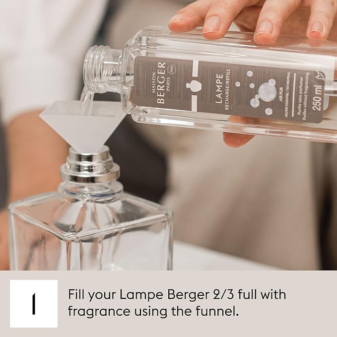 MAISON BERGER - Under The Olive Tree - Lampe Berger Fragrance Refill for Home Fragrance Oil Diffuser - Air Freshener - 33.8 Fluid Ounces - 1 Liter