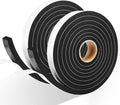 2 Rolls Weather Stripping Door Seal, 3/4'' W x 3/8'' T Foam Tape Close Cell, Single Sided Weather Strip for Door or Window, (Total 16.5 Feet Long)…