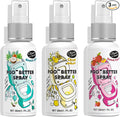 Clean-n-Fresh Toilet Spray, Variety Pack of 3 - Citrus, Peach, Beach Coco, Bathroom Odor Deodorizer, Air Freshener Bathroom Spray, Total 5.1 Fl Oz, 3 Scents