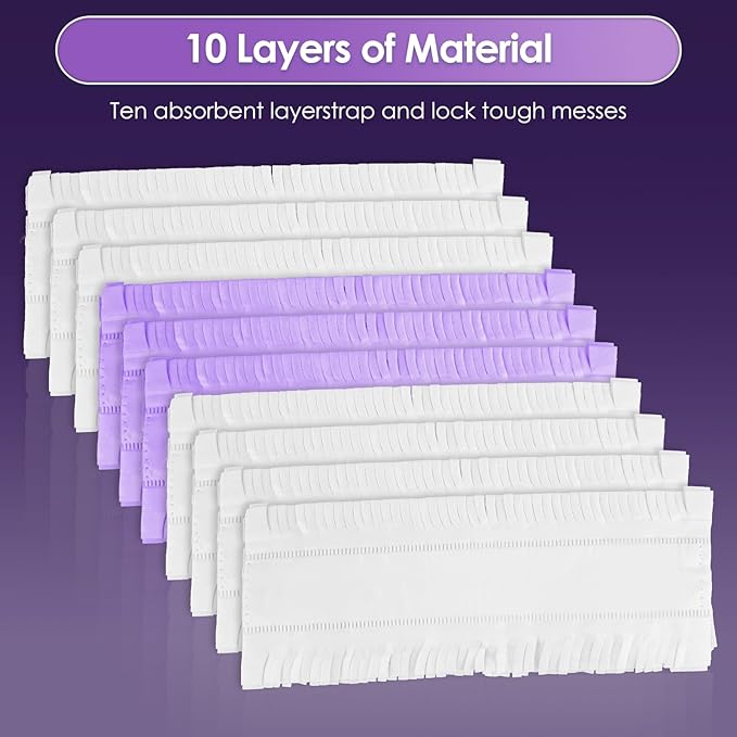 (45 Pack) PowerMop Replacement Power Mop Pads for Swiffer PowerMop, Disposable PowerMop Mopping Pad Refills Compatible with Swiffer PowerMop, Multi-Surface Mop Pad Refills for Floor Cleaning
