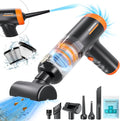 COLORCORAL Handheld Vacuum Cordless Rechargeable 16000Pa High Power Car Vacuum Portable with Brushless Motor, 4 in 1 Portable Vacuum Cleaner with Cleaning Gel for Home, Car and Office