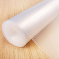 Glotoch Non Adhesive Clear Shelf Liners for Kitchen Cabinets 12" x20FT, Non Slip Drawer Liners for Dresser, Waterproof Cabinet Liners for Shelves/Dresser/Refrigerator/Bathroom