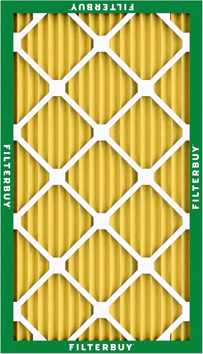 Filterbuy 14x36x1 Air Filter MERV 11 (MPR 1200) Allergen Defense Replacement (4-Pack), Electrostatic Pleated HVAC AC Furnace Filters, Made in USA (Actual Size: 13.50 x 35.50 x 0.75)