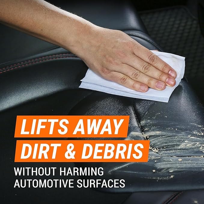 Armor All Ultra Shield + Ceramic Cleaning Wipes by Armor All, Car Interior Cleaner Wipes with Stain-Repelling Technology, 90 Count