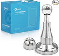 Neoera Magnetic Door Stopper, Updated Hydraulic Shock Absorbent Technology, Soft-Catch Magnetic Hold, Premium 304 Stainless Steel, Anti-Rust, Heavy Duty for Various Door Types, Wall Mount 6Pack