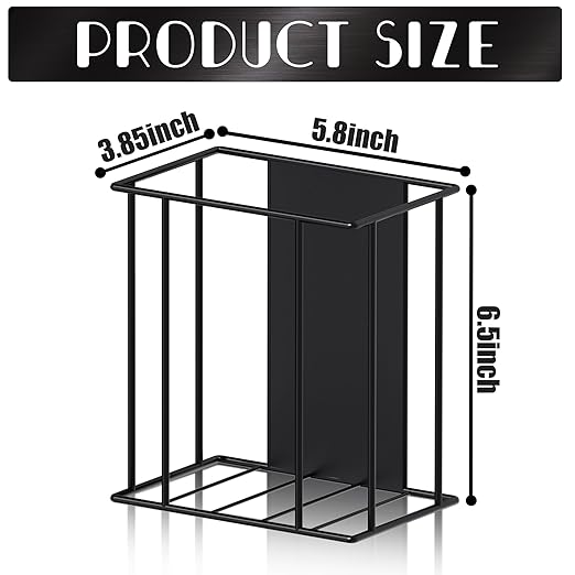 Magnetic Glove Box Holder Wall Mount, Disposable Glove Dispenser, Rubber Latex Tissue Box Organizer for Tool Garage Workshop Kitchen