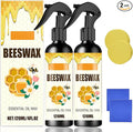 2PCS Beeswax Spray,Natural Furniture Polish,Beeswax Spray Cleaner, Wood Polishing for Furniture,Living Rooms,Kitchens,Tables, Cabinets