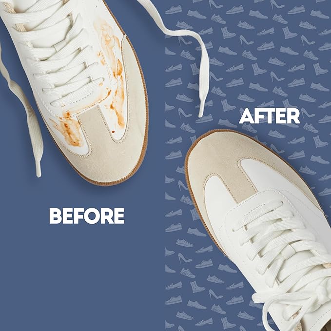 Swanky Shoe Cleaner Wipes - Leather and Sneaker Cleaner, Removes Dirt, Grime and Stains, Quick & Easy Shoe Sole and Boot Cleaning Wipes, Essential Shoe Cleaning Supplies - Soft Wipes, 30 Count