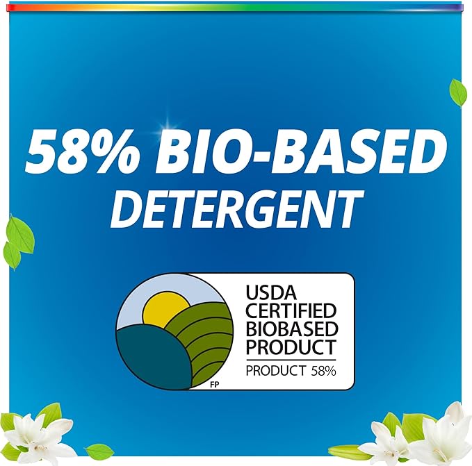 Purex Liquid Laundry Detergent, Natural Elements Linen & Lilies, 2X Concentrated, 126 Loads, 82.5 Fl Oz