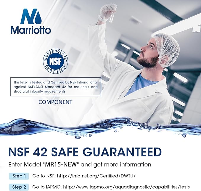 MARRIOTTO LT1000PC Refrigerator Water Filter, Water Filter ADQ747935 Compatible with LT1000PC, LT1000PC/PCS, LT-1000PC, MDJ64844601, ADQ747935, ADQ74793504 Water Filter (3 Pack)