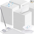 300 Counts Sweeper Wet Mopping Cloths 17.7 x 11.8'' X Large Wet Mop Pads Refills XL Disposable Floor Wipes Duster for Sweeping Scrubbing Cleaning Dry Wood Hardwood Tile