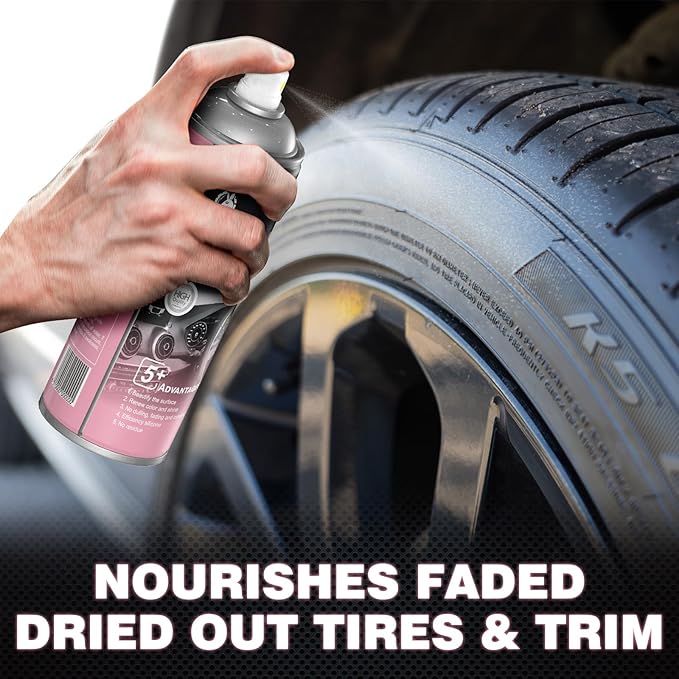 Car interior protectant Spray-Repels Dust & Staining,Restores & Protects Plastic, Vinyl, Leather - UV Guard, Anti-Aging, Long-Lasting Gloss, Exterior & Interior Car Polishing Cleaner (2 x 15oz)