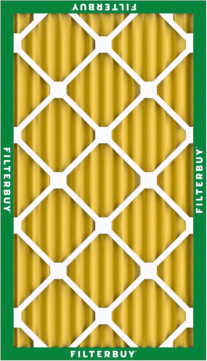 Filterbuy 16x30x2 Air Filter MERV 11 (MPR 1200) Allergen Defense Replacement (4-Pack), Electrostatic Pleated HVAC AC Furnace Filters, Made in USA (Actual Size: 15.69 x 29.69 x 1.75)