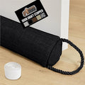 GORILLA GRIP Door Draft Stopper for Bottom of Doors, Weather Stripping Seal Blocks Hot Air, Noise, Bugs, Keeps Cold AC in, Sound Proofing Easy Install Gap Filler, Home Essentials, 36 Inch, Black